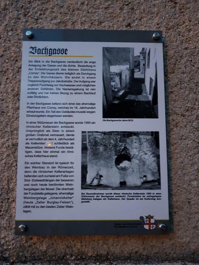 Haus Am Bachgasse - Haus Von 1777 Mit Sauna Цел ан дер Мозел Екстериор снимка